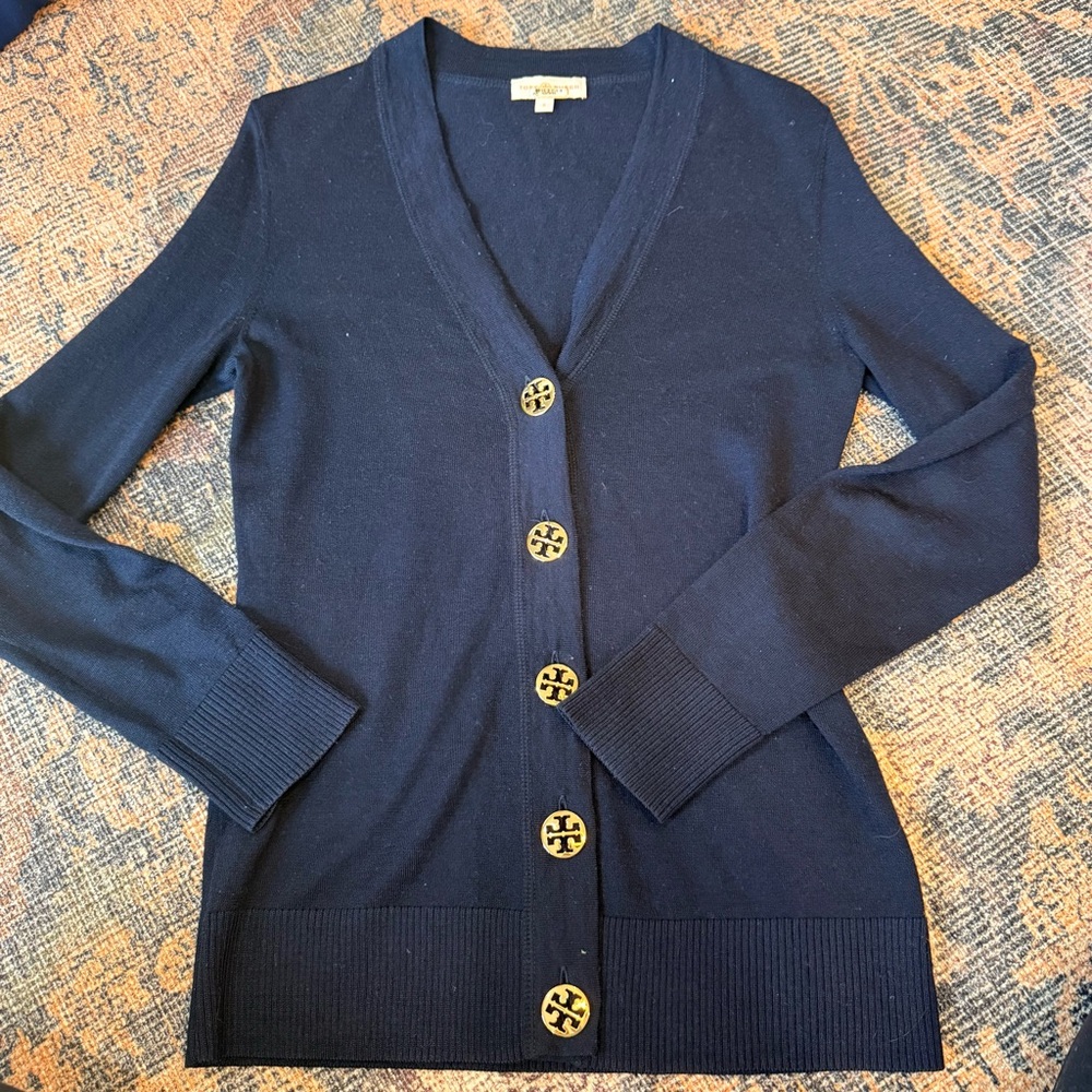 Tory Burch Simone merino wool cardigan